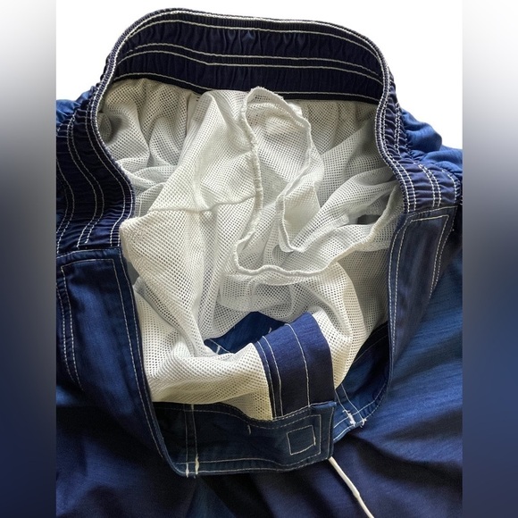 Genuine Merchandise Blue Swim Trunks LA Logo Size XL - Picture 5 of 10